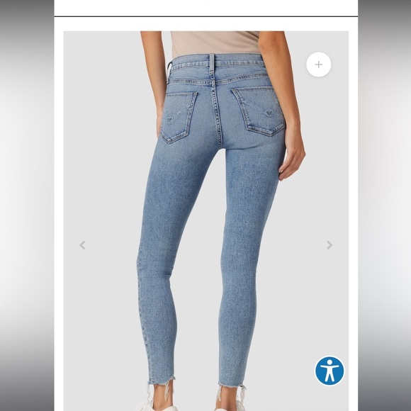 Barbara high waist ankle jeans by Hudson - Picture 3 of 8